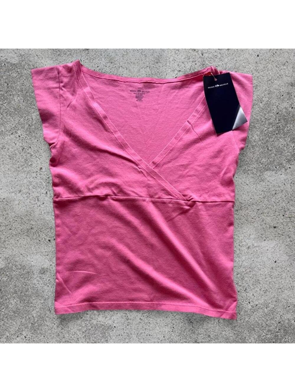 Brandy Melville pink amara top